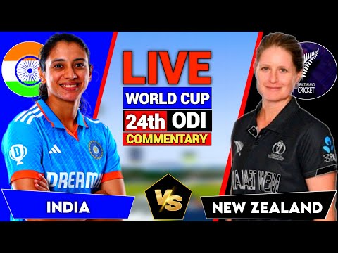 Thumbnail for Live: India Women vs New Zealand Women 24th ODI Match Live | World Cup Cricket Live | INDW vs NZW