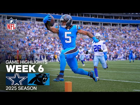 Thumbnail for Dallas Cowboys vs. Carolina Panthers Game Highlights | NFL 2025 Season Week 6