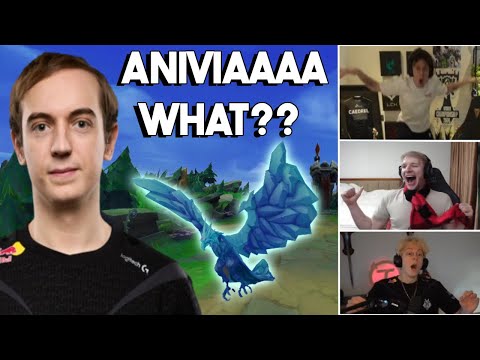 Thumbnail for Streamers React to Caps Picking ANIVIA and G2 Cooking BLG