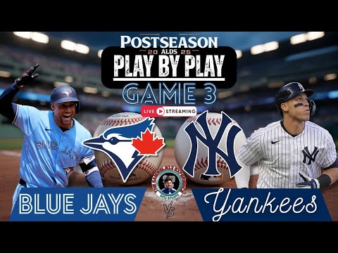 Thumbnail for 🧢 LIVE:  Toronto Blue Jays vs New York Yankees MLB ALDS Showdown & Reactions!
