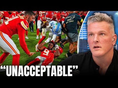 Thumbnail for The Lions / Chiefs Postgame Fight Was Absolutely Insane... | Pat McAfee Show