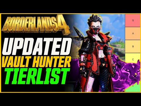 Thumbnail for UPDATED Best Vault Hunter Tierlist (All Trees Ranked!) // Borderlands 4 Vault Hunters Ranked