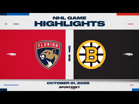 Thumbnail for NHL Highlights | Panthers vs. Bruins - October 21, 2026