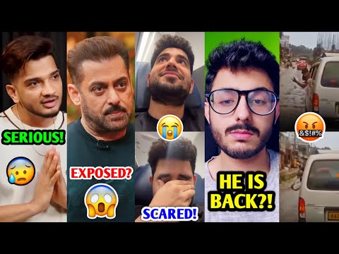Thumbnail for He LIED? Salman Khan got EXPOSED? 😱💀| Samay Raina SCARY Moment, CarryMinati COMEBACK, Munawar, Elon