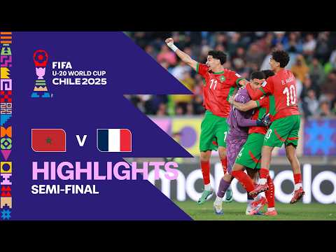Thumbnail for Morocco vs France Highlights | FIFA U-20 World Cup Chile 2025