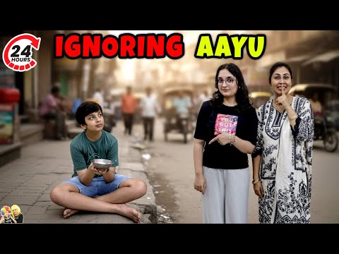 Thumbnail for IGNORING AAYU | 24 Hours | Funny family vlog | Aayu and Pihu Show