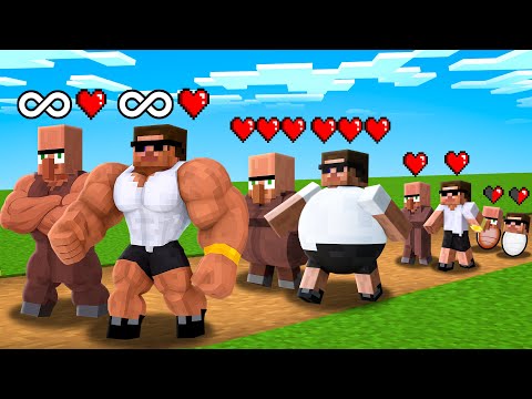 Thumbnail for Carry and Doorbin from FAT to STRONGEST in Minecraft..