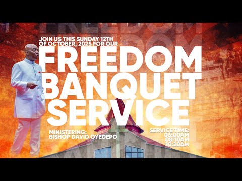 Thumbnail for FREEDOM BANQUET SERVICE | 12, OCTOBER 2025 | FAITH TABERNACLE, OTA.