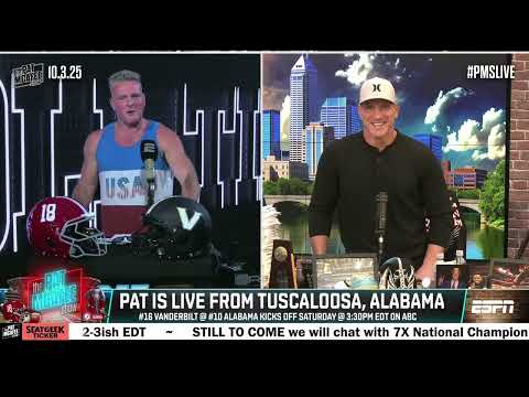 Thumbnail for The Pat McAfee Show Live | Friday October 3rd 2025