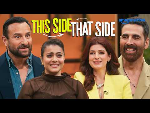 Thumbnail for Akshay Kumar and Saif Ali Khan PICK Sides 🤭 in Two Much with Kajol and Twinkle | Prime Video India