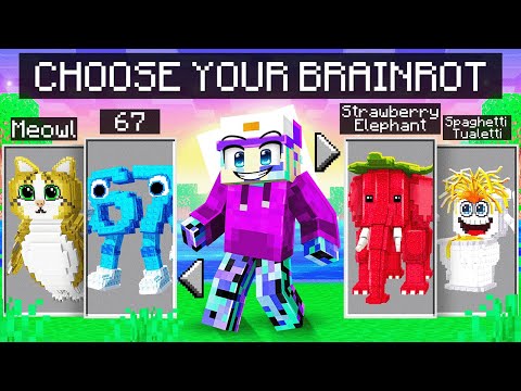Thumbnail for Minecraft, But You Can CHOOSE YOUR BRAINROT!