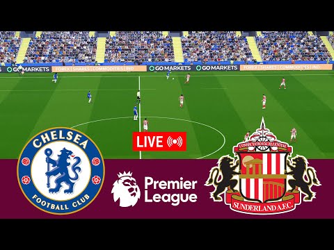 Thumbnail for [LIVE] Chelsea vs Sunderland Premier League 25/26 Full Match - Video Game Simulation