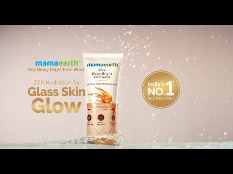 Thumbnail for Mamaearth Rice Dewy Bright Face Wash | 20X Hydration For Glass Skin Glow
