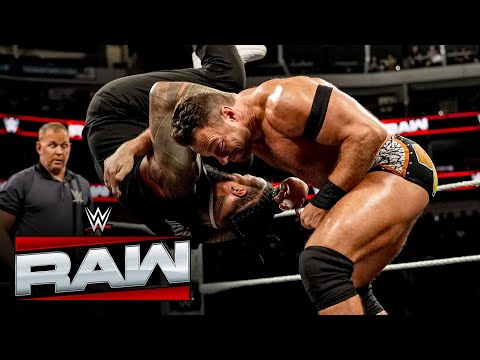 Thumbnail for CM Punk & LA Knight vs. The Usos: Raw highlights, Oct. 6, 2025
