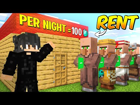 Thumbnail for RENTING MY HOUSE TO BECOME RICH IN MINECRAFT...