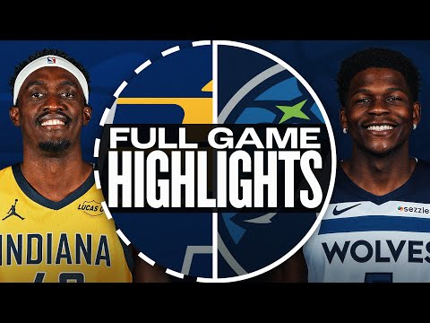 Thumbnail for PACERS at TIMBERWOLVES | FULL GAME HIGHLIGHTS | October 7, 2025