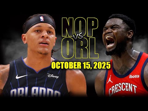 Thumbnail for New Orleans Pelicans vs Orlando Magic Full Game Highlights - October 16, 2025 | NBA Preseason