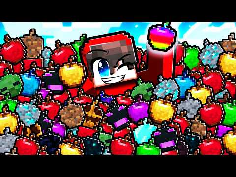 Thumbnail for Minecraft, But You Can Craft CUSTOM APPLES!