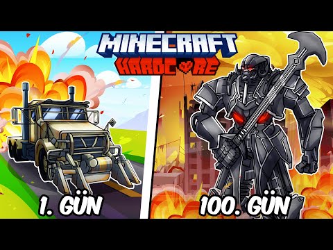 Thumbnail for Hardcore Minecraft'ta MEGATRON Olarak 100 Gün Geçirmemin Hikayesi...