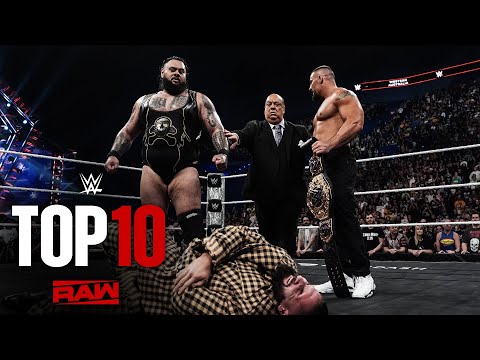 Thumbnail for Top 10 Raw moments: WWE Top 10, Oct. 13, 2025