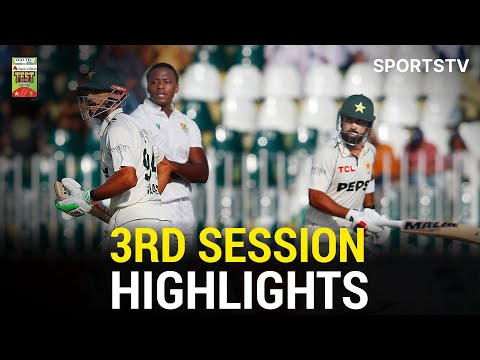 Thumbnail for 3rd Session Highlights | Pakistan vs South Africa Test Series 2025 | 2nd Test Day 3 | PCB | M3U1K