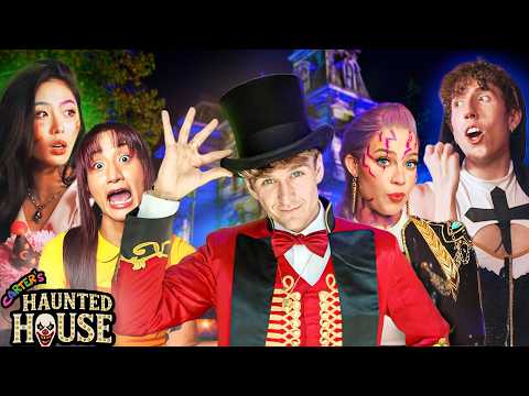 Thumbnail for Terrorizing 16 YouTubers in my Haunted House 👻 Ep 1