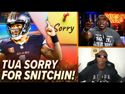 Thumbnail for Unc & Ocho FRUSTRATED with Tua's SNITCHING APOLOGY because the DAMAGE is already DONE! | Nightcap
