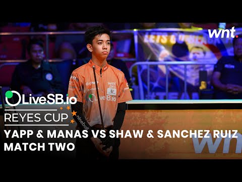 Thumbnail for Yapp & Manas vs Shaw & Sanchez Ruiz | Match Two | 2025 Reyes Cup