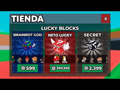 Thumbnail for Creé mi PROPIO LUCKY BLOCK con BRAINROTS OG en Steal a Brainrot..
