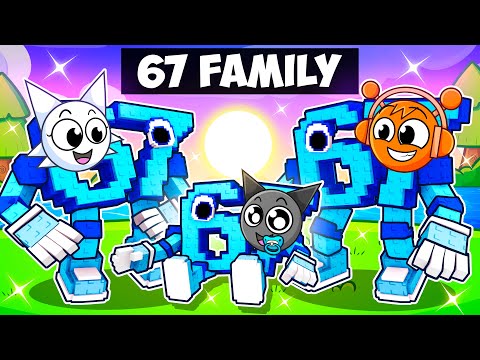 Thumbnail for Adopted by 67 BRAINROT FAMILY in Roblox Snapchat!
