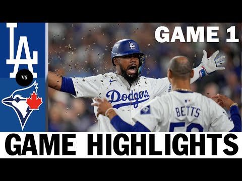 Thumbnail for Toronto Blue Jays vs Los Angeles Dodgers Highlights | World Series Game 1 (10/24/25) MLB Highlights