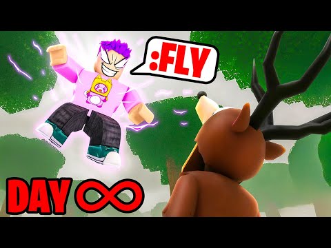 Thumbnail for We Used ADMIN for INFINITE NIGHTS In 99 Nights in the Forest Roblox...!?