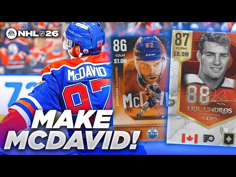 Thumbnail for BUILD THE NEW MCDAVID IN NHL 26 HUT!