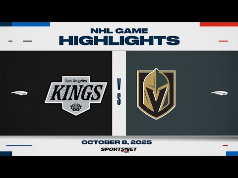 Thumbnail for NHL Highlights | Kings vs. Golden Knights - October 8, 2025