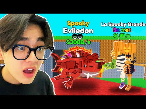 Thumbnail for DR4GONS DÙNG MAX LUCK BẮT MỌI BRAINROT SECRET SPOOKY MỚI UPDATE TRONG STEAL A BRAINROT | Roblox