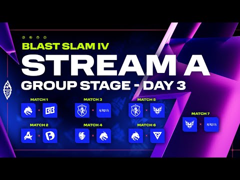 Thumbnail for BLAST Slam IV, Group Stage, Day 3: Stream A - Dota 2 LIVE