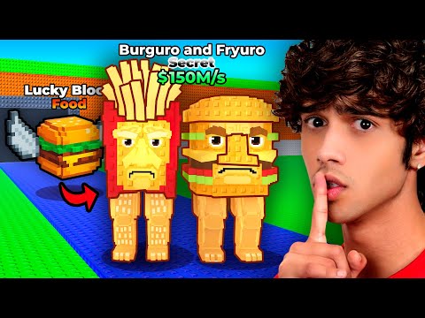 Thumbnail for I Got 100 FOOD LUCKY BLOCKS in Steal a Brainrot…