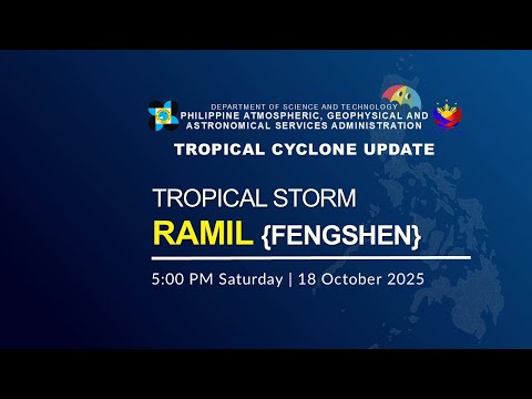 Thumbnail for Press Briefing : Tropical Storm "RAMIL"{FENGSHEN} at 5:00 PM | October 18, 2025 - Saturday