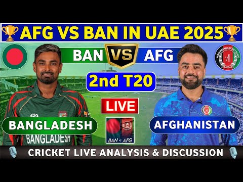 Thumbnail for Bangladesh vs Afghanistan, 2nd T20 Match Analysis and Discussion AFG vs BAN 2nd Match