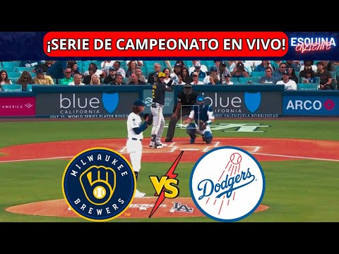 Thumbnail for ⚾🔴EN VIVO: MILWAUKEE BREWERS VS LOS ANGELES DODGERS -⚾ SERIE DE CAMPEONATO 2025 - PLAYOFFS 🏆 NLCS