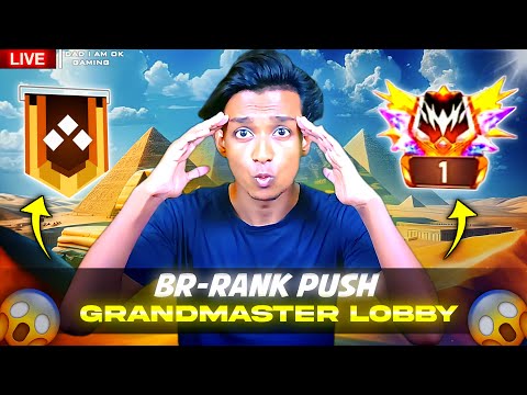 Thumbnail for 🎯FREE FIRE LIVE🎯BR-RANKED PUSH TO GRANDMASTR😲2X AWM GAMEPLAY ON LIVE💀💻