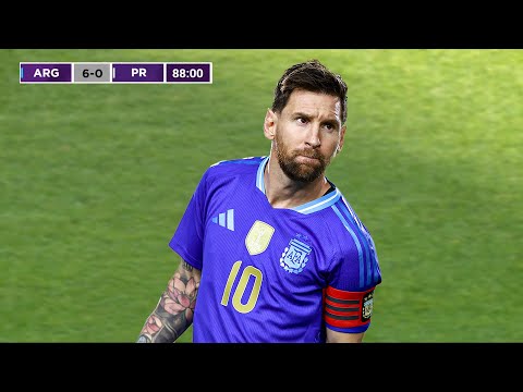 Thumbnail for Messi vs Puerto Rico | 2 Assists & Playmaking Magic! 🔥🐐 | 14/10/2025
