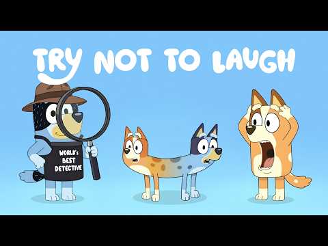 Thumbnail for BLUEY TRY NOT TO LAUGH - Sticky double doggo?😱