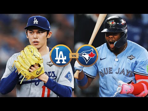 Thumbnail for FULL PLATE APPEARANCE: Roki Sasaki vs. Vladimir Guerrero Jr. (8th inning of World Series Game 6)