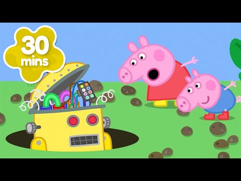 Thumbnail for The FUNNY Robot! 🤖  Grandpa Pig's NEW Invention! 🔧 Peppa Pig Full Episodes | 30 Minutes