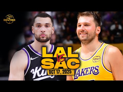 Thumbnail for Los Angeles Lakers vs Sacramento Kings Full Game Highlights | Oct 17, 2025 | FreeDawkins