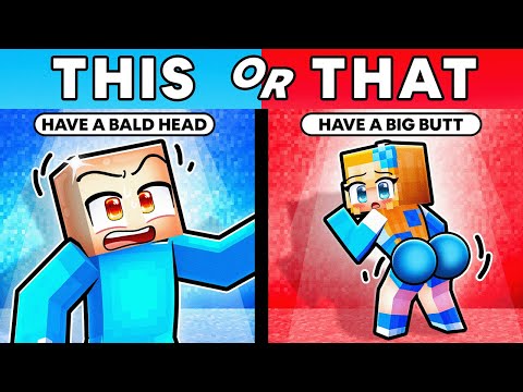 Thumbnail for Minecraft but THIS or THAT!