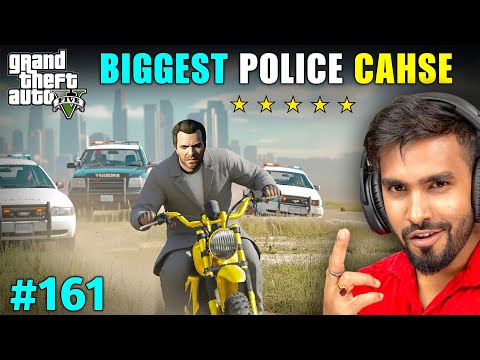 Thumbnail for BIGGEST POLICE CHASE IN THE CITY | GTA 5 GAMEPLAY #161