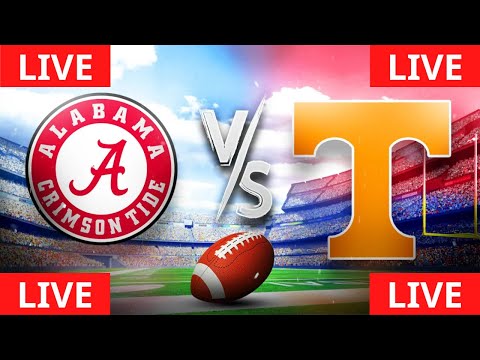 Thumbnail for Alabama vs. Tennessee LIVE STREAM Full Game | Oct 18 | College Football 2025 | NCAAF Week 8