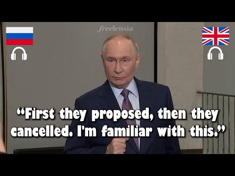 Thumbnail for Putin Responds to Cancelled U.S. Summit and New Sanctions | RU-EN